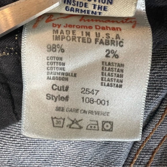 CITIZENS OF HUMANITY Denim Ric Rac #108 Stretch Low Waist Bootcut Jeans Size 29 - Picture 10 of 12